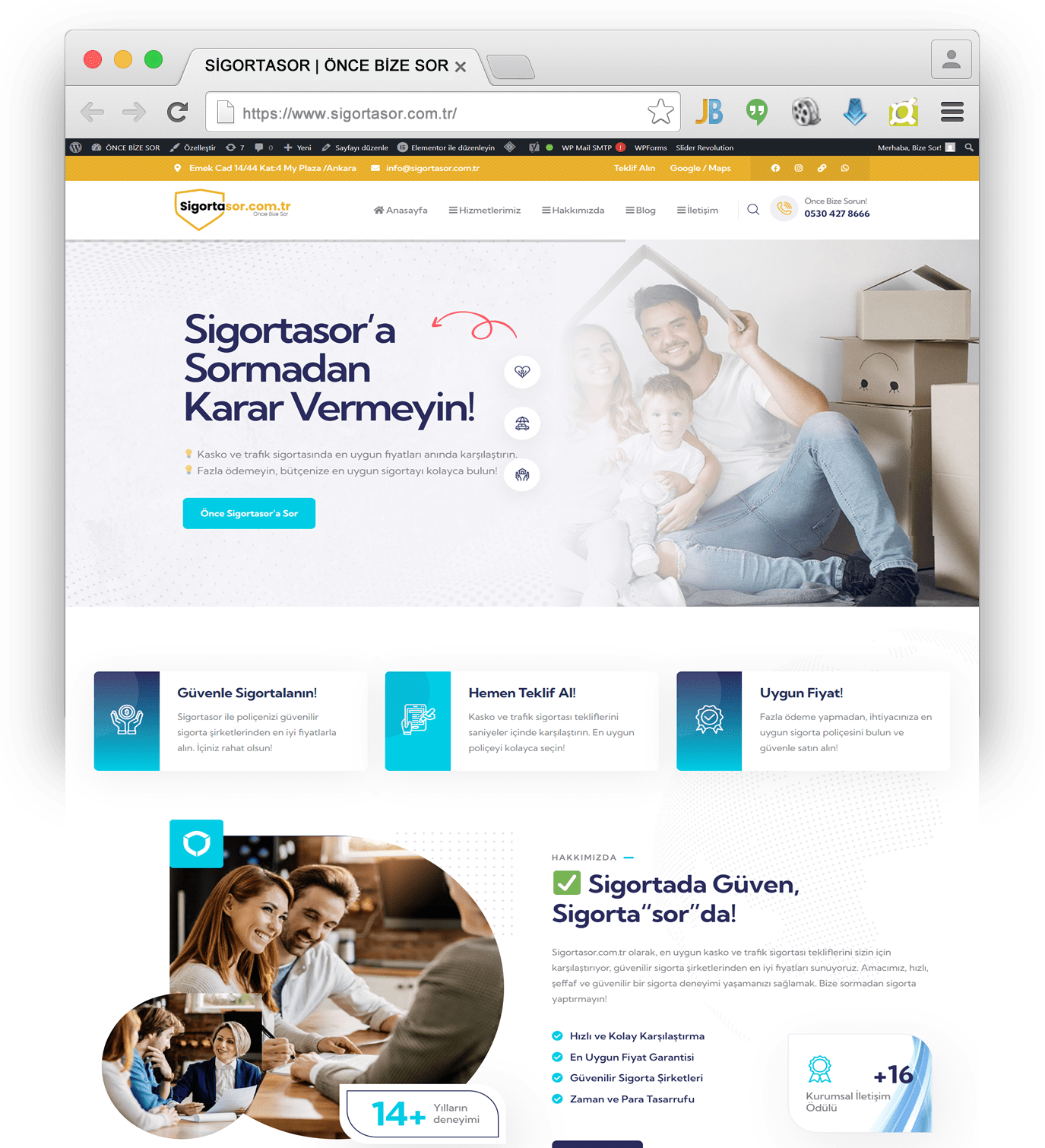 yagizmuhendislik.com.tr web Tasarım çalışması Cyber Medya